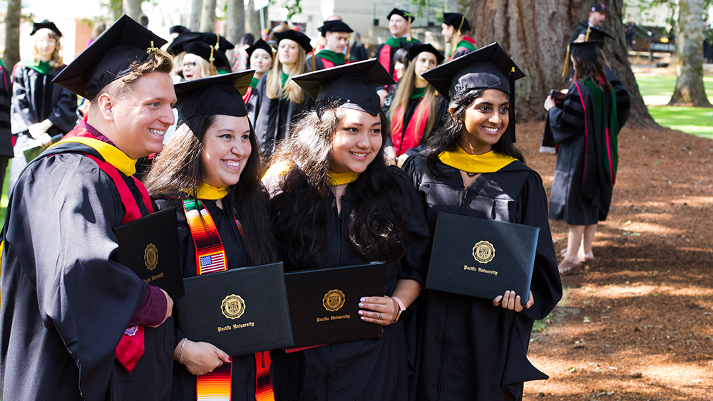 Pacific Celebrates Health Professions Graduates Pacific University